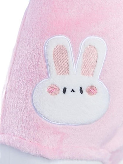 pastel bunny soft-life romper with playful ears, cozy kawaii outfit for ddlg abdl cuddle days
