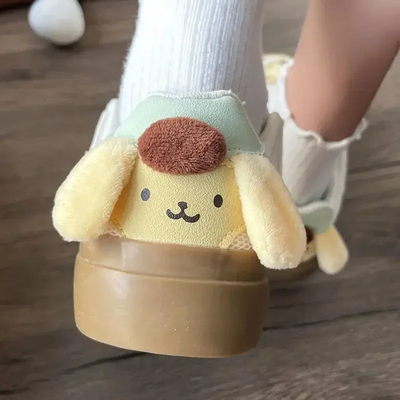 Pastel kawaii sneakers with cute bunny ears and pawprint soles, comfy footwear for DDLG littles and ABDL caretakers