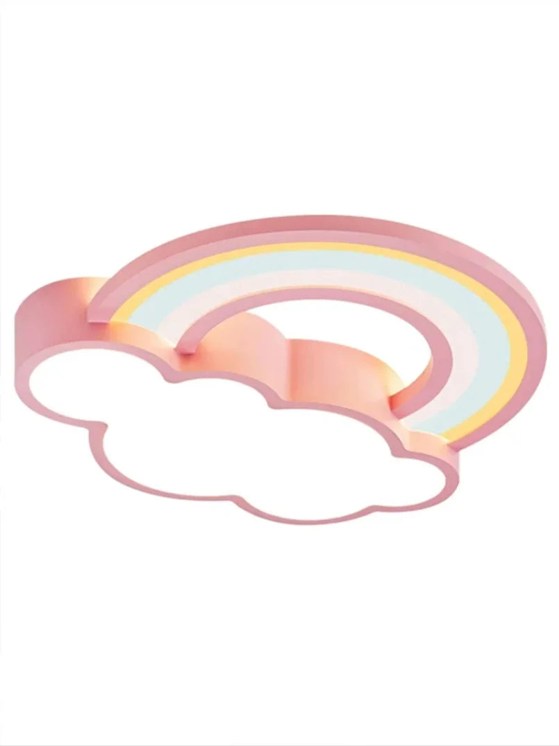 pastel pink rainbow cloud light kawaii ddlg abdl cutecore soft comforting room decor