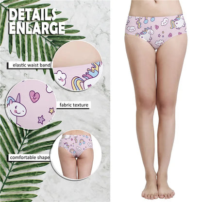 Pastel princess slumber panties with unicorn & cloud print for kawaii DDLG ABDL babes 💫💕