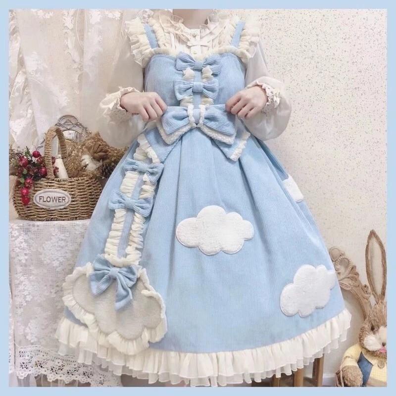 Pastel softie little dress, comfy and dreamy for DDLG and ABDL soft-life play, cutecore vibes