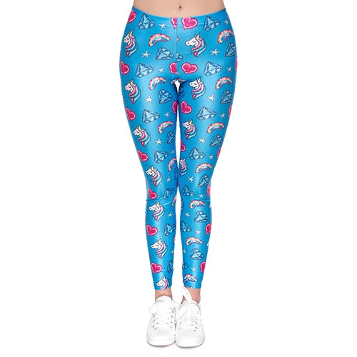 pastel unicorn leggings sweetcore ddlg abdl kawaii cozy stretchy cute fashion