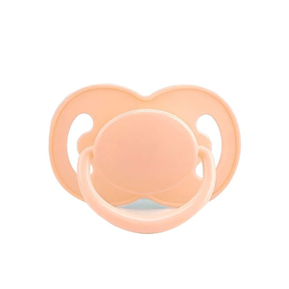 Peach Kawaii Adult Pacifier, soft pastel color, cute little space and ABDL accessory