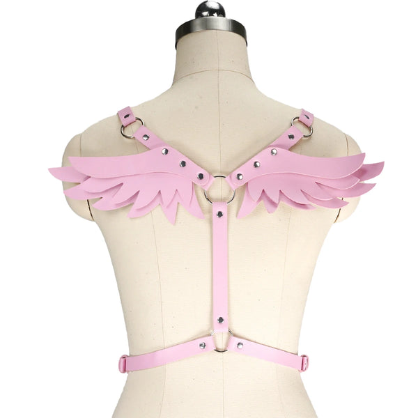 Pink Angel Wings Harness