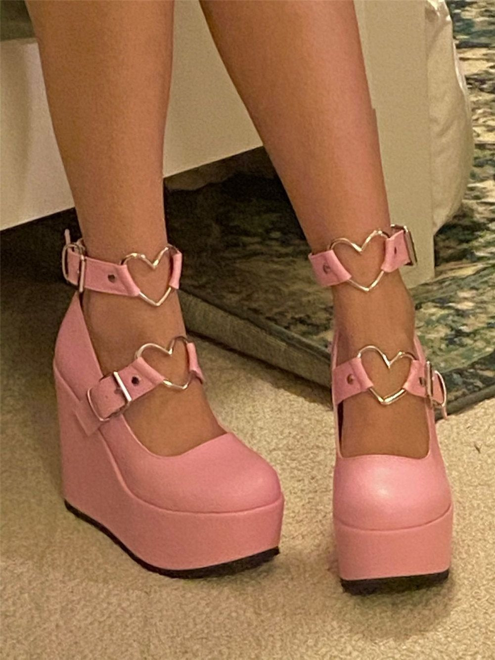 Bratty Pink Platform Heels, playful DDLG and little space vibes with dolly charm