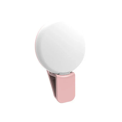 pink selfie light clip cutecore ddlg abdl glowing phone light for cute selfie vibes