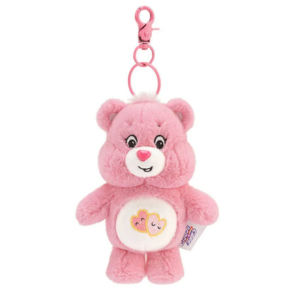 Collectible pink Teddy Cloud Crew plush keychain, perfect for cozy vibes