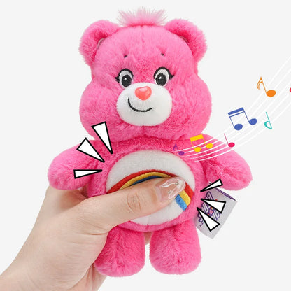 Pink Teddy Cloud Crew plush keychain made of ultra-soft cuddly material