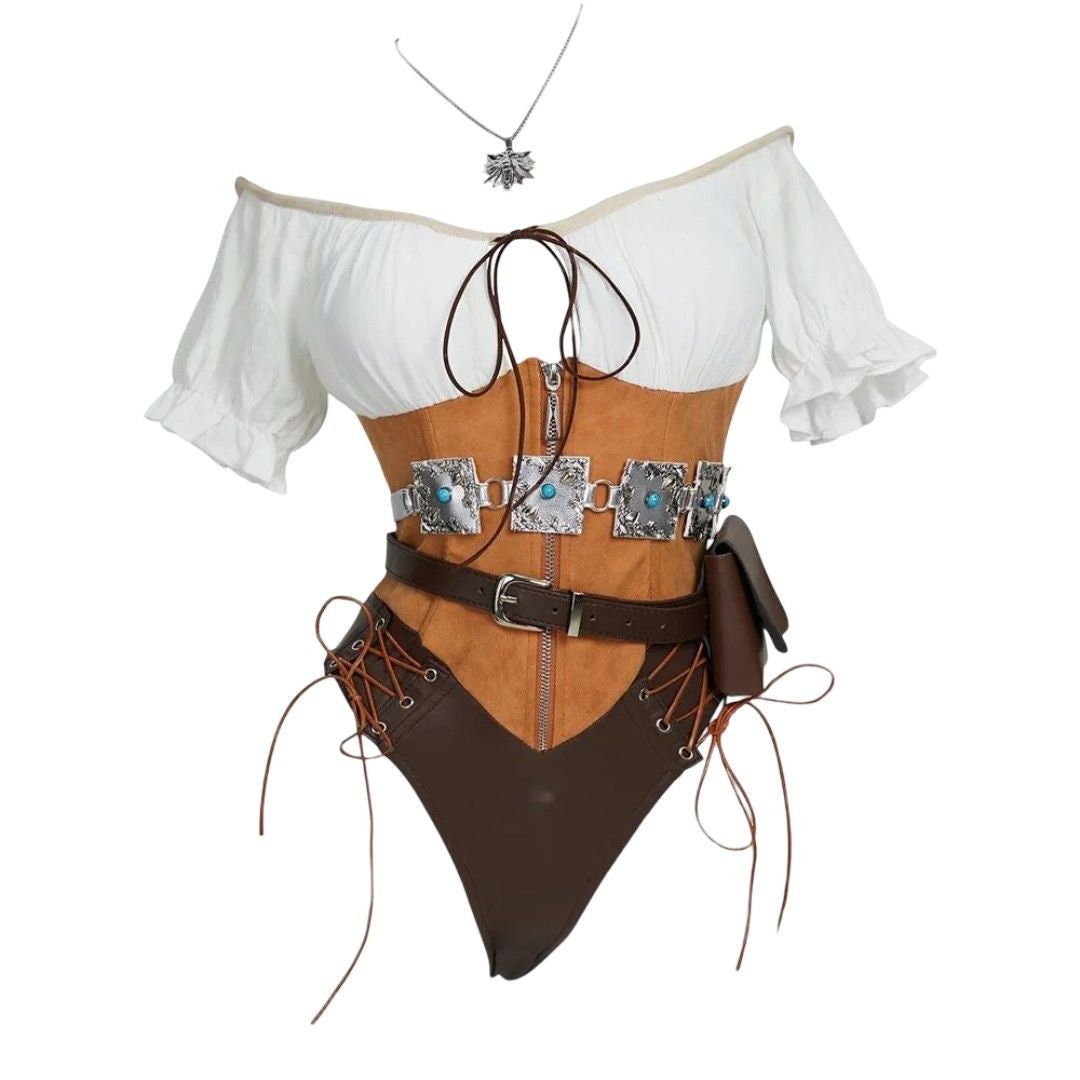 Black Flag bodysuit with pirate vibes, sexy DDLG outfit, cutecore baddie aesthetic