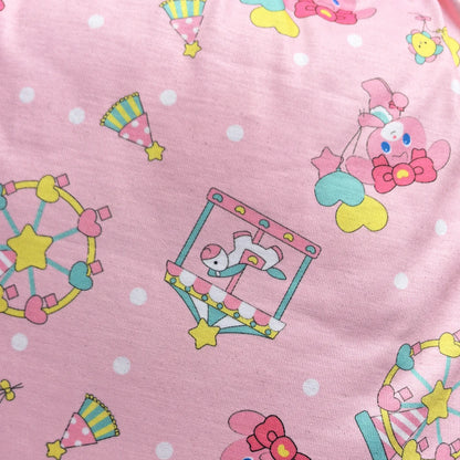 Playful bunny cutie training pants, soft cotton and colorful carnival design for cutecore DDLG ABDL fashion