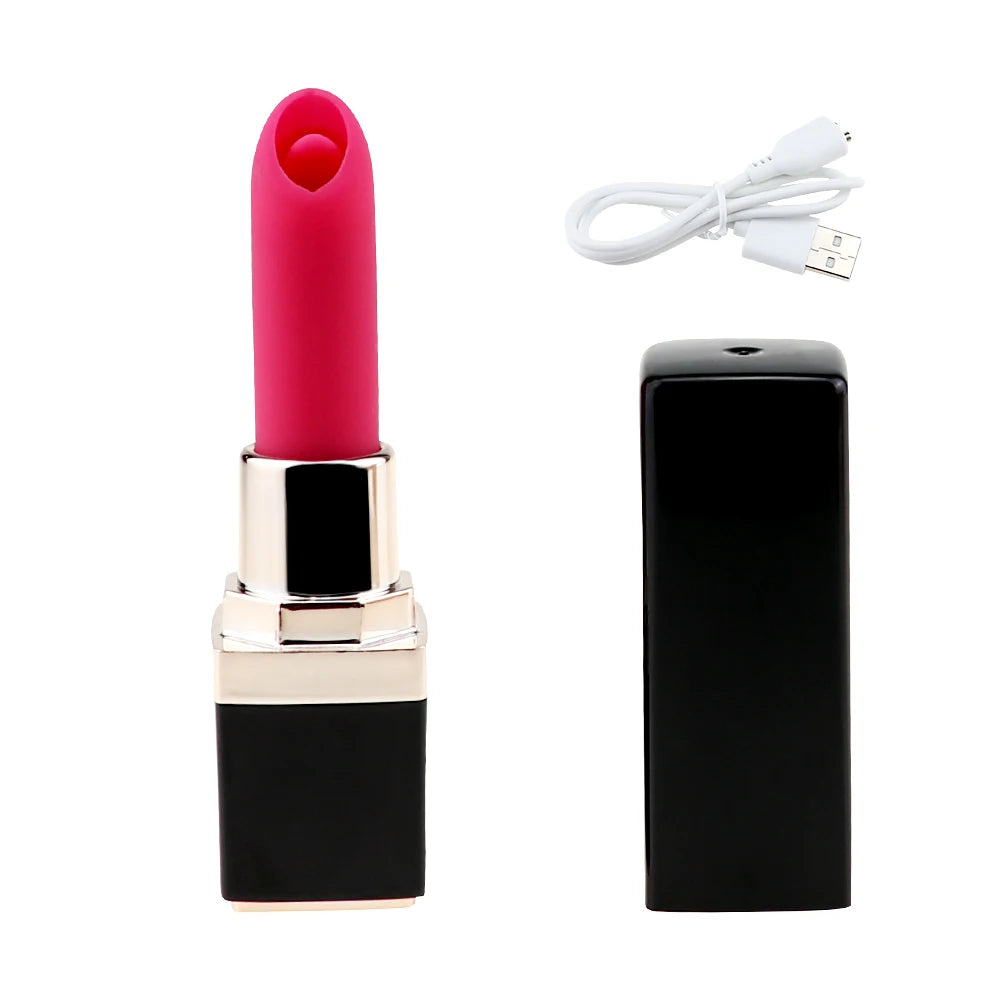 Playful mini lipstick toy for cutebaddies, quiet, versatile, rechargeable for endless fun
