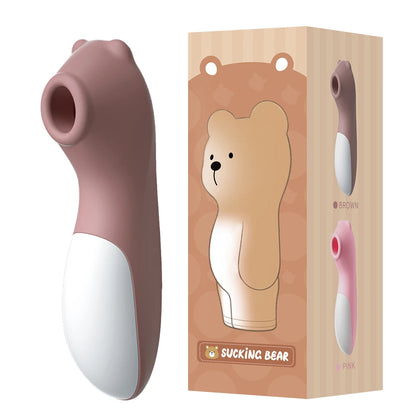 Plushy Play Vibe teddy vibrator for cute clit & nipple stimulation, soft cuddly fun for DDLG ABDL vibes