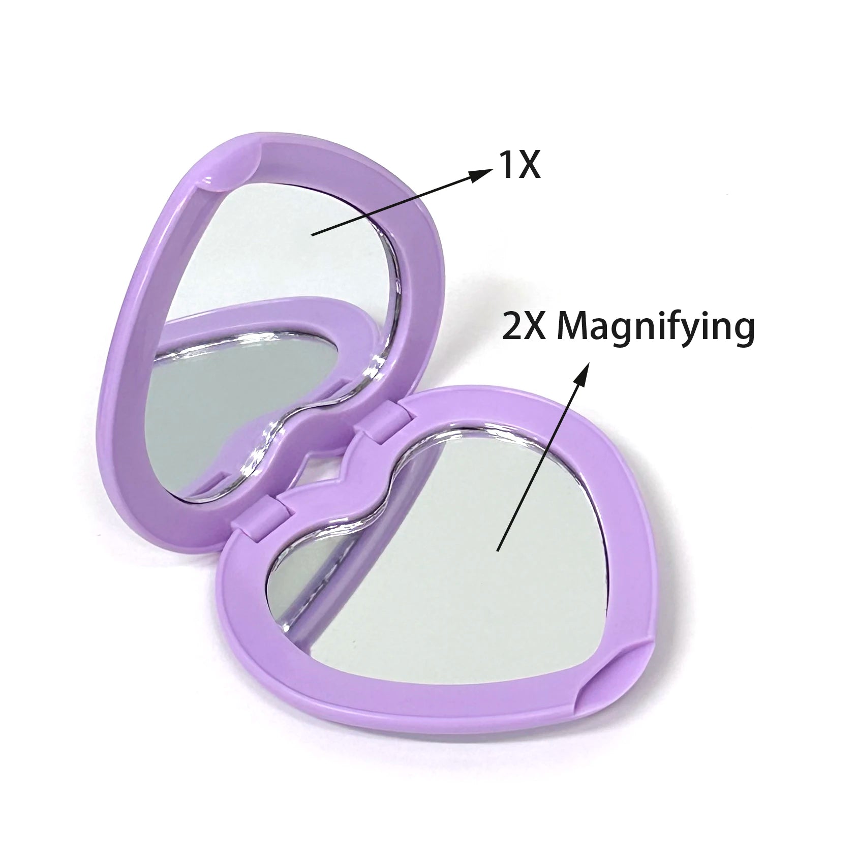 Portable Purple Haze Mirrors Trio for pockets, purses, and handbags