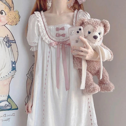 Pretty Princess nightgown styled for a sweet Victorian doll DDLG bedtime aesthetic