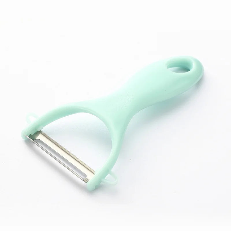 Kawaii pastel blue Princess Peel & Slay peeler, perfect for cute-core home cooking