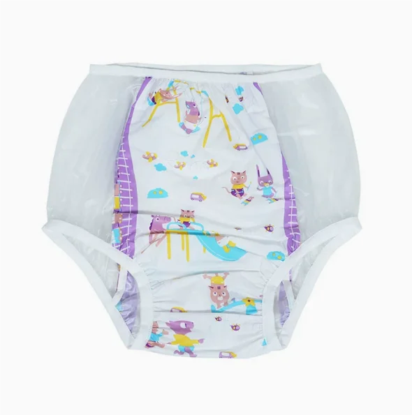 Semi-transparent PVC panel Rainbow Muse diaper cover