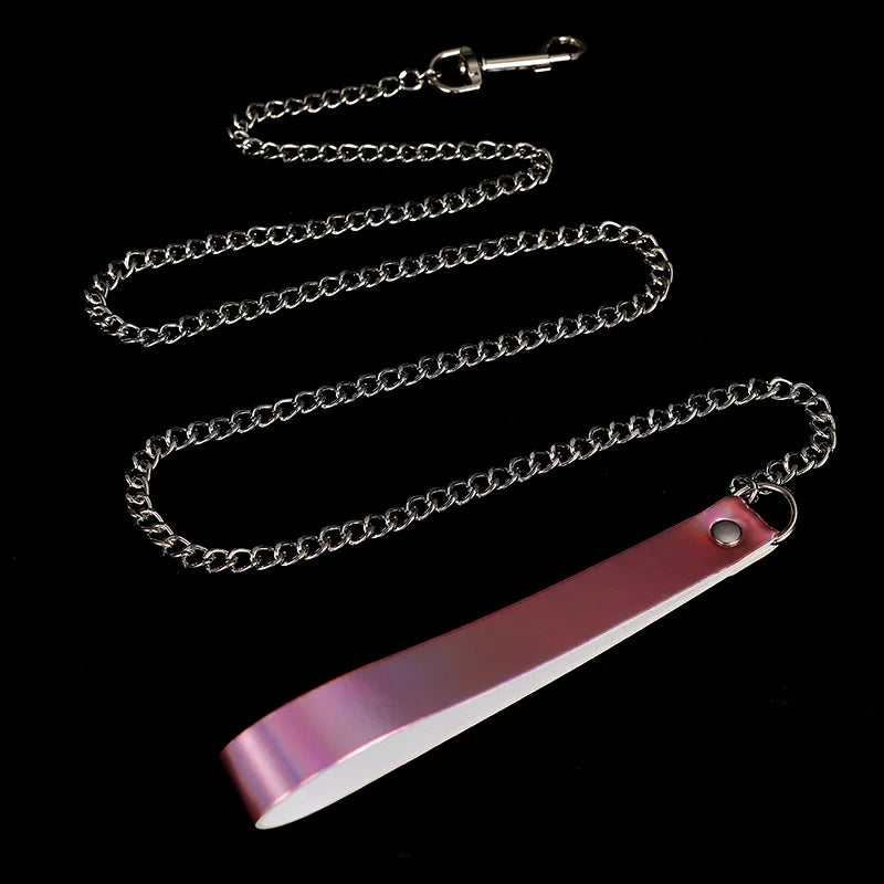 Adjustable strap detail, secure and comfortable for long wear in roleplay or fetish play