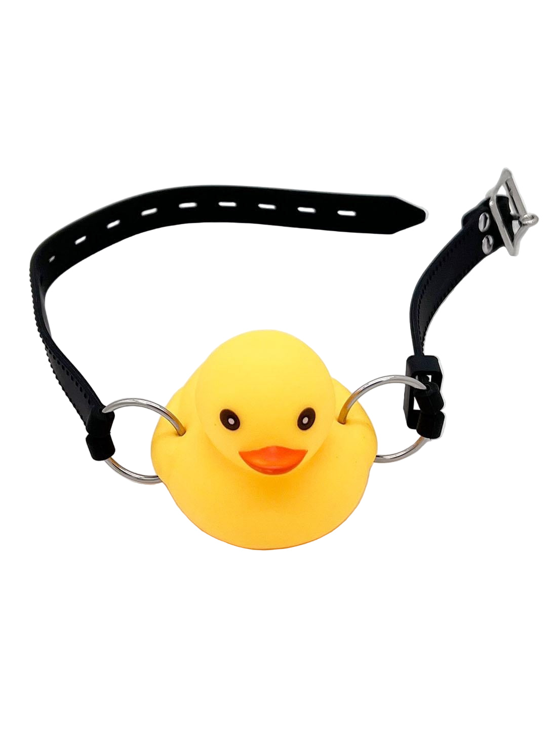 Rubber Ducky Cutie Choker Gag, sexy kink accessory, soft silicone gag, DDLG & fetish little space vibes