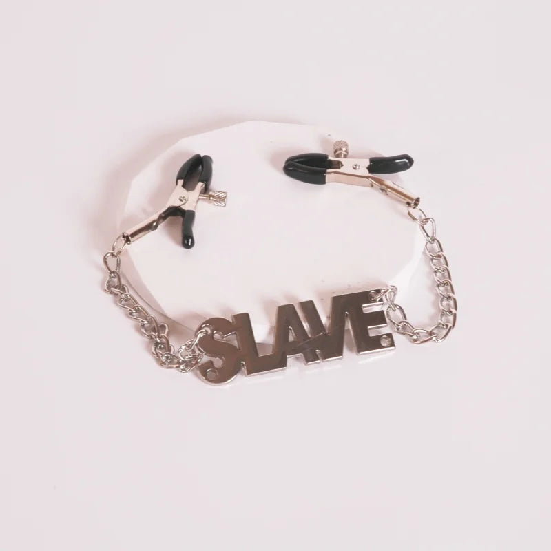 Slave clip for DDLG and cutebaddie fantasyplay, edgy and playful accessory for roleplay outfits