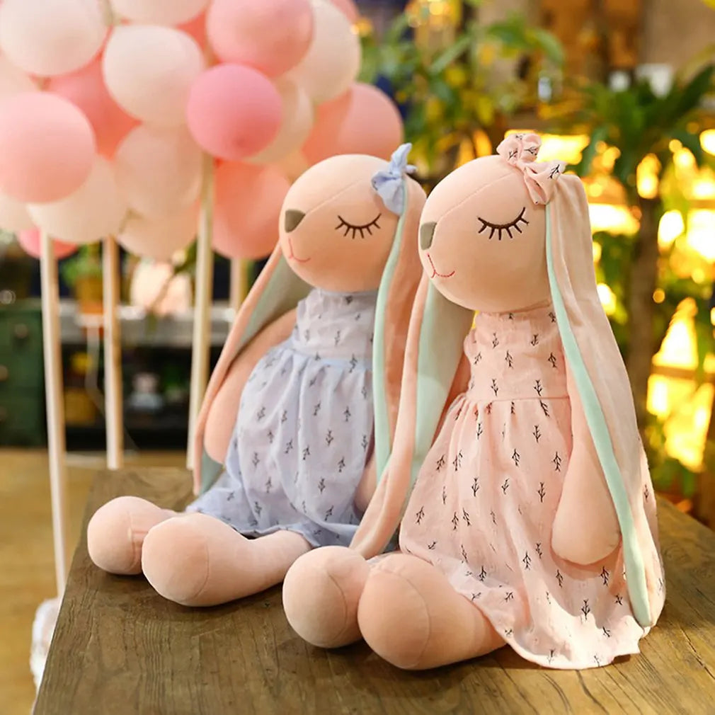 35cm soft bunny plush toy with fluffy fur and gentle design, ideal for cuddle sessions and calming moments
