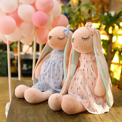 35cm soft bunny plush toy with fluffy fur and gentle design, ideal for cuddle sessions and calming moments