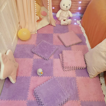 Soft foam puzzle tiles designed for littles’ rooms and DDLG play spaces, warm and easy to clean