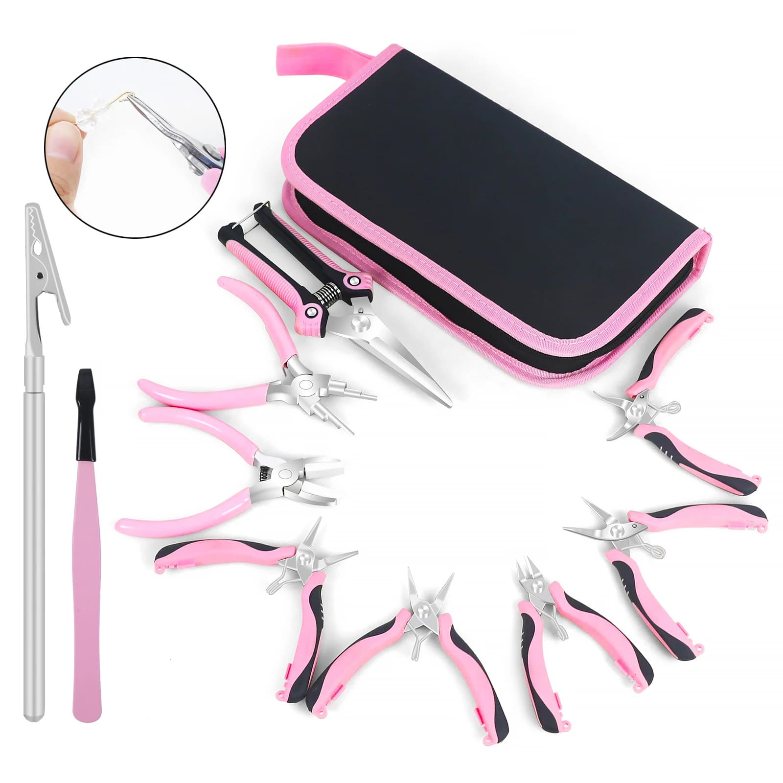 Soft girl DIY pliers kit made of carbon steel for jewelry and model crafting