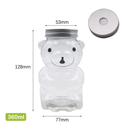 Soft Kawaii Teddy Sip Bottle with pastel design & cutecore style