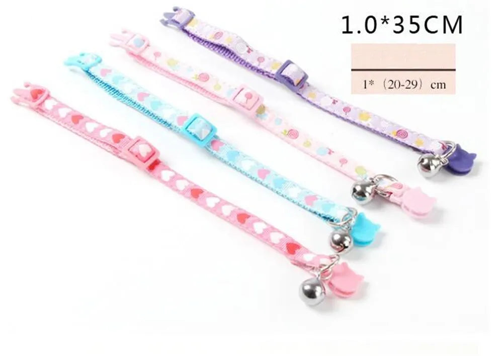 Size chart for Soft Kitty Kawaii Collar – adjustable fit guide for DDLG kittenplay chokers