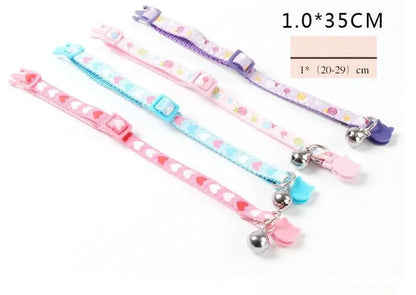 Size chart for Soft Kitty Kawaii Collar – adjustable fit guide for DDLG kittenplay chokers