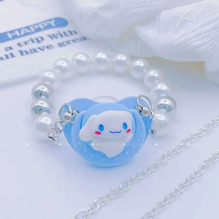 Cozy Bunnywish silicone pacifier offering comfort and calm with a whimsical design for peaceful baby moments and playtime.