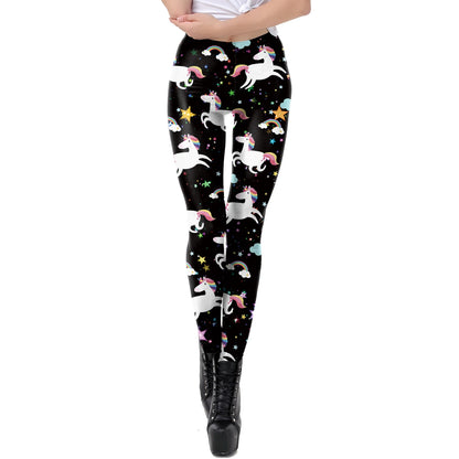 sprinkle magic leggings pastel unicorn print soft stretch comfy brat DDLG ABDL kawaii cutecore