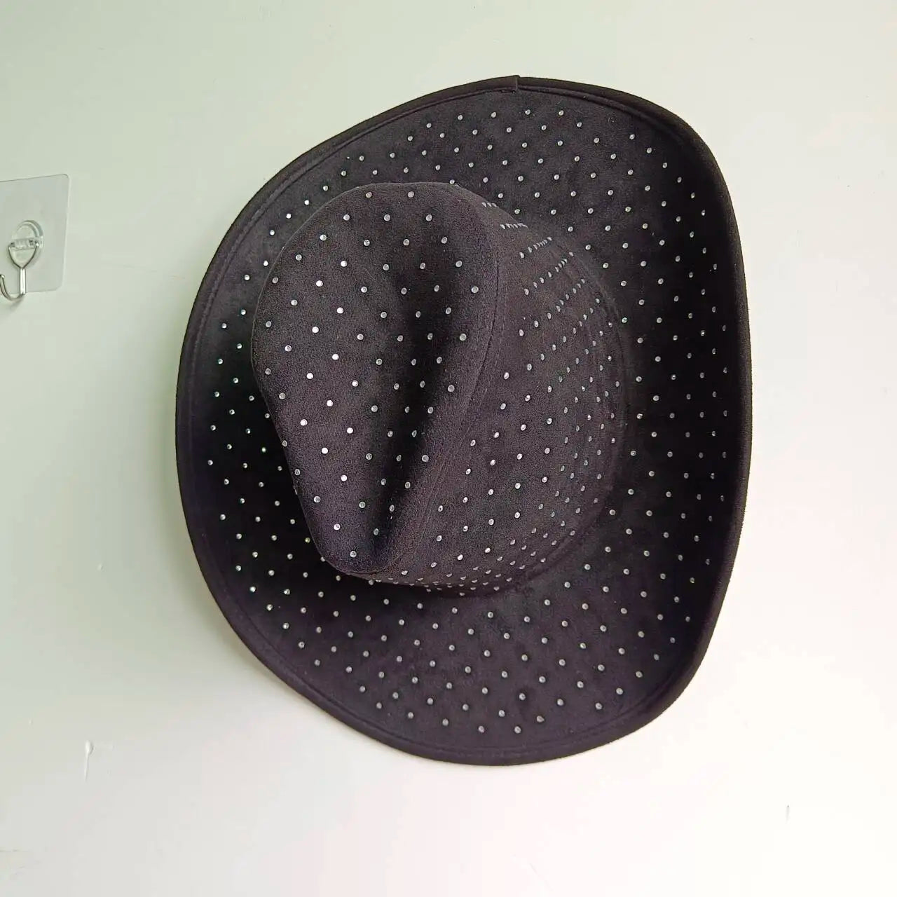Black cherry shimmer cowgirl hat for kawaii DDLG and little space