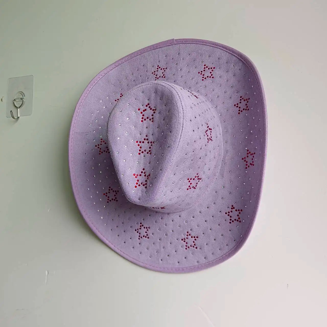 Black starlight strass cowgirl hat, perfect for cutecore ABDL outfits