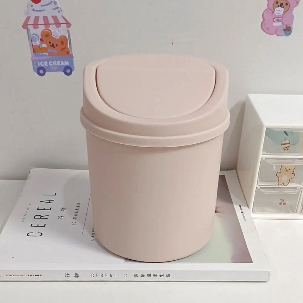 Kawaii Sticker Bear Mini Trash Can, great gift idea for kawaii lovers, students, and collectors