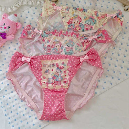 Sweet Paradise critter panties in multicolor fantasy designs with playful kawaii cutecore aesthetic and soft comfy fit