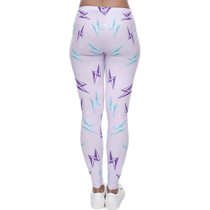 thunderbolt leggings pastel goth lightning babe bratty high waist comfy DDLG ABDL cutecore style
