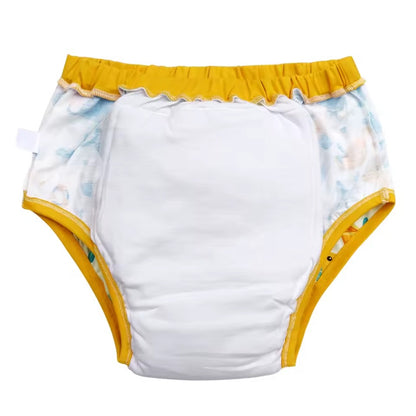 Animal Friends Yellow Training Pants with padded comfort, playful ABDL/DDLG cutecore look
